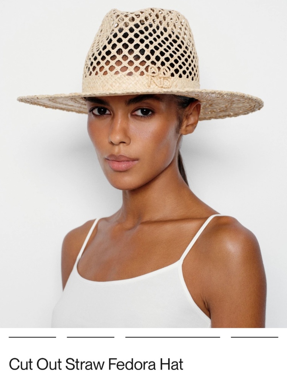Ruslan Baginskiy Fedora straw hat